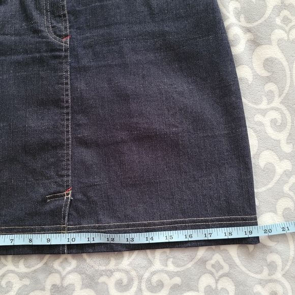 Modelli Dark blue denim skirt, Size 7 - Picture 5 of 9